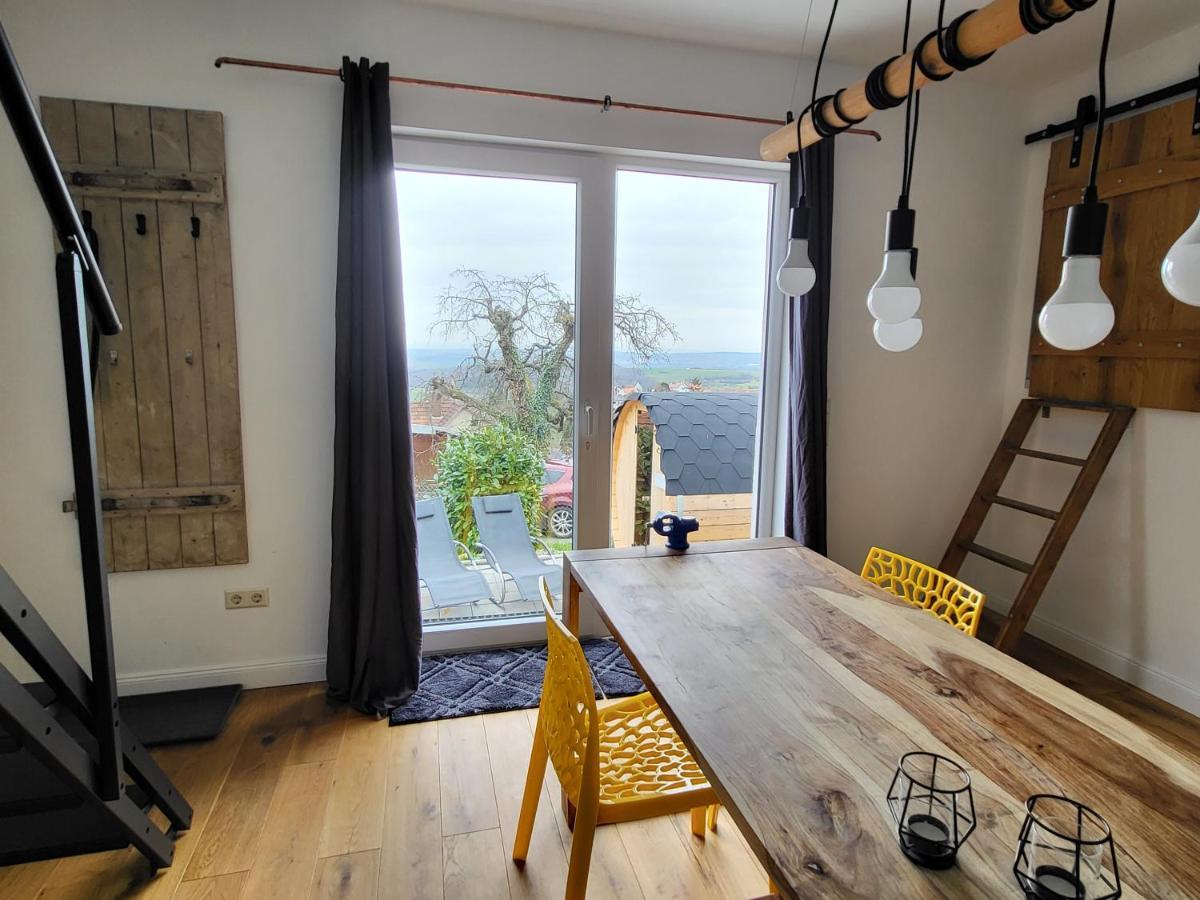 Ferienloft Ottos Werkstatt Mit Saunafass Dannenfels Exterior photo